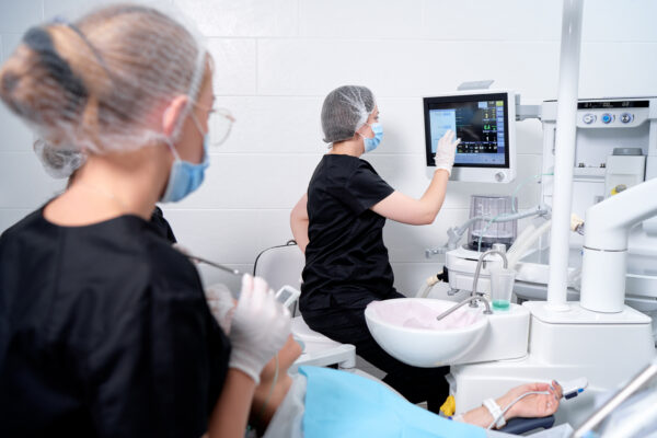 Relaxed patient undergoing sedation dentistry for a stress-free visit in Lakewood, WA