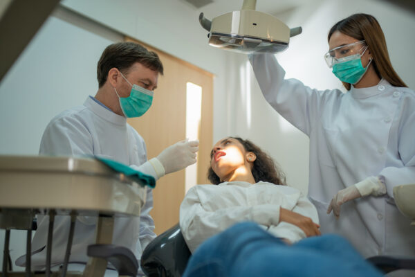 Professional oral cancer screening and dental exam in Lakewood, WA.